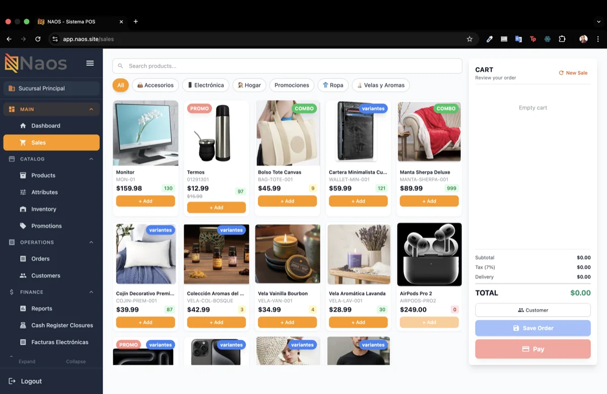 Dashboard - Inventario